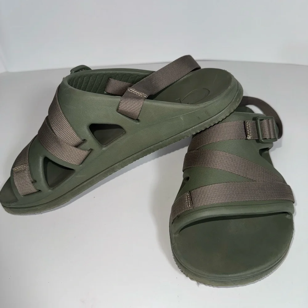 Chaco Chillos Sport Sandals Moss Green Size 10 Men’s